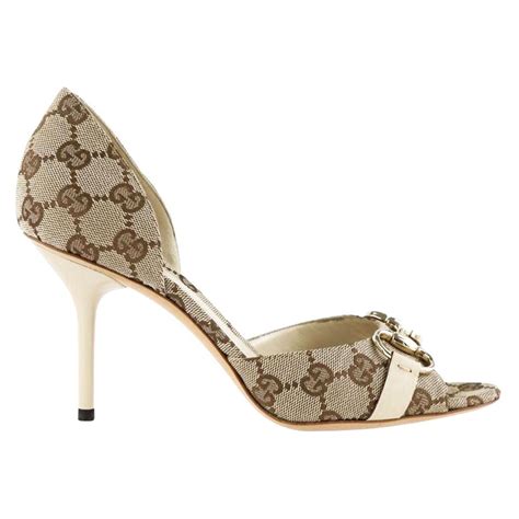 gucci shoes heels women|gucci heels open toe.